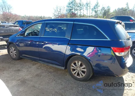 2014 Honda Odyssey Ex from USA, damaged, VIN 5FNRL5H49EB001658